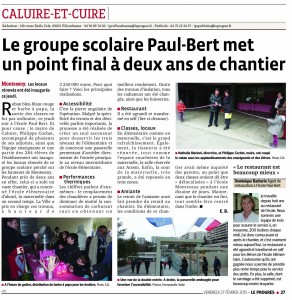 GS Paul Bert-le Progrés 02-2015